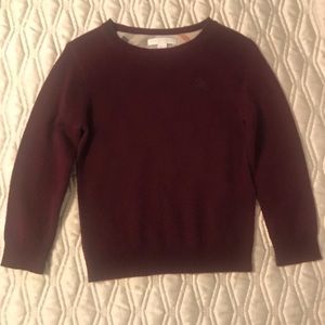 Burberry boys sweater. Never worn! Beautiful color